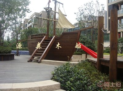 【厂家定制大型帆船海盗船室内装饰船户外装饰船影视道具船景观装饰船】 - 产品库 - 兴化市源森木船厂